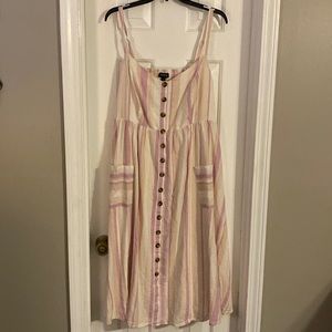Torrid Size 1 Multi Color pink dress